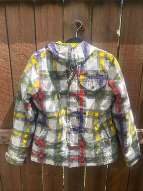 Burton Dry Ride Hooded Ski Snowboard Jacket Size Large